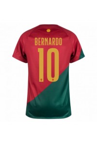 Portugal Bernardo Silva #10 Voetbaltruitje Thuis tenue WK 2022 Korte Mouw